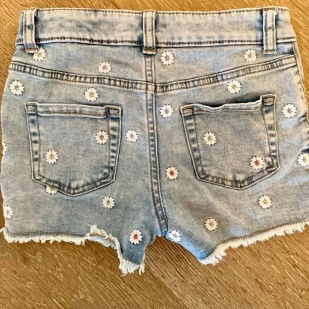 Lot of 5 Girls Shorts Old Navy Gap Cat & Jack Floral Denim & Cotton Size 7-8